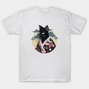 Cat in Kimono T-Shirt